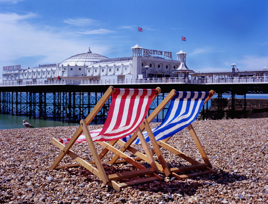 Brighton Pier & Deckchairs